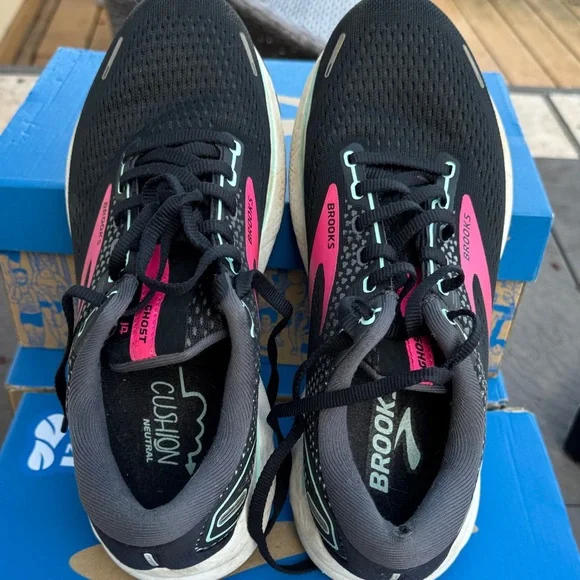 Brooks Women's Athletic Shoes - Black and Pink - Picture 1 of 6